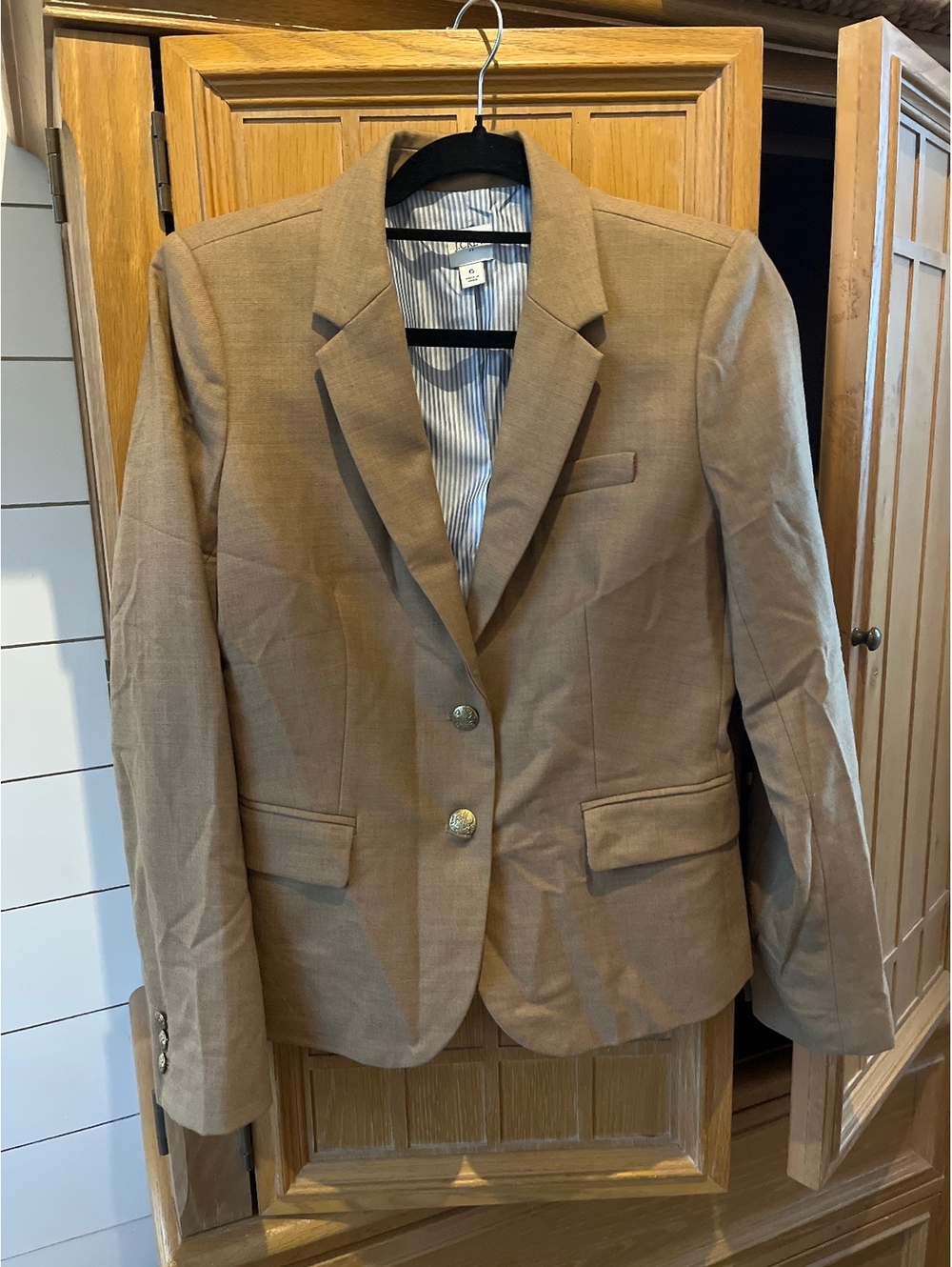 J.Crew Women's Tan Blazer Size 6
